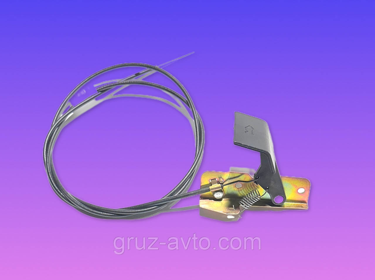 Трос капота (привід) Волга 2410 з ручкою в зборі / 3102-8406150 / 390463 АП