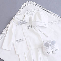 Хрестильний набір на хрестини костюм та крижма