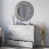 Модний комод на 8 шухляд з Ламінованого ДСП Красиві сучасні комоди у вітальню 120см, фото 5