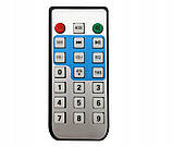 Портативна бездротова переносна bluetooth колонка з мікрофоном та підсвіткою Bass Polska 150W Караоке FM USB AUX, фото 9