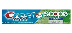 Зубна паста Crest Complete Plus Scope Outlast Ultra, 178 г