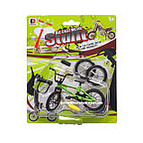 Пальчиковий велосипед BMX Donbful Металевий Фінгербайк зі змінними колесами Skatepark Fingerbike (Зелений), фото 7