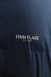 Подовжена жіноча зимова куртка Finn Flare W19-32029-101 Down fill синя S, фото 5