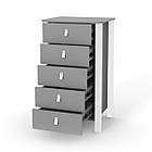 Комод Верес Монако високий 600 34.1.351.2.321,  графіт, фото 2