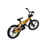 Пальчиковий велосипед BMX Donbful Металевий Фінгербайк зі змінними колесами Skatepark Fingerbike (Жовтий), фото 4