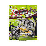 Пальчиковий велосипед BMX Donbful Металевий Фінгербайк зі змінними колесами Skatepark Fingerbike (Жовтий), фото 8