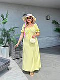 Жіноча літня сукня з розрізом Тканина: софт Розмір: 48, 50, 52, 54, 56, фото 5