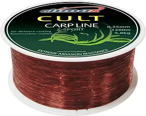 Леска Climax Cult Carp Line Z-Sport cooper-brown 0,28mm 6,8kg (1000m)