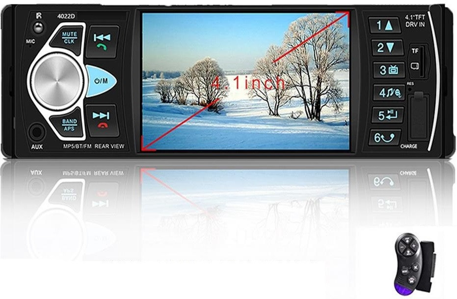 Автомагнітола 4022 ISO з екраном 4.1" дюйма AV-in Bluetooth, фото 1