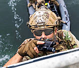 Тактичні Окуляри 5.11 Aileron Shield із 3 лінзами койот оправа з поляризацією.solve, фото 8