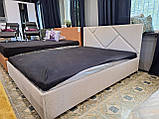 Ліжко Soho 160×200 з підйомним механізмом та системою зберігання, фото 5