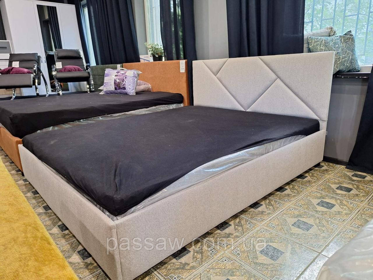 Ліжко Soho 160×200 з підйомним механізмом та системою зберігання, фото 1