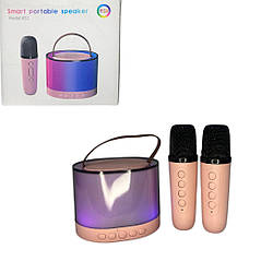 52 К Колонка та мікрофон bluetooth, USB, RBG, у коробці.