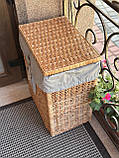 Ящик плетений 45/30/55см з лози для зберігання, фото 8