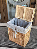 Ящик плетений 45/30/55см з лози для зберігання, фото 4