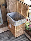 Ящик плетений 45/30/55см з лози для зберігання, фото 9