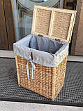 Ящик плетений 45/30/55см з лози для зберігання, фото 2