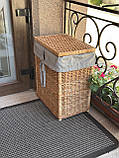 Ящик плетений 45/30/55см з лози для зберігання, фото 6