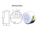 Замок навісний ASPECT ЗН-С-Ш_73 в комплекті з вушками 4, фото 3