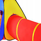 Дитячий намет 3-в-1 Kruzzel 23871 – тунель, будиночок, баскет кільце, Польща, фото 5