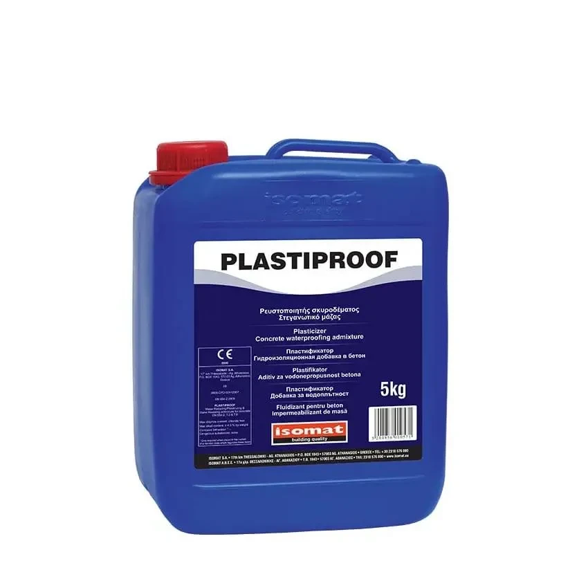 Пластифікатор PlastiProof до будівельного розчину 5 кг добавка для бетону, фото 1