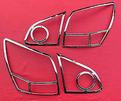 Накладки на задні ліхтарі Nissan Qashqai 2007-2013