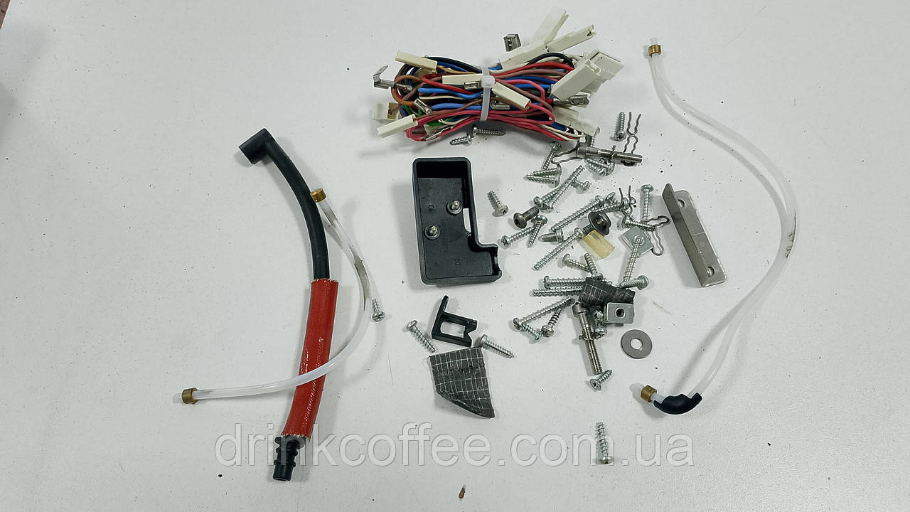 Тефлонні трубки + шланг скидання тиску + гвинти + дроти для кавомашини DeLonghi ECAM 23.450.B_11 б/у, фото 1