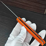 Ніж складний Mosquito підшипник, Orange, фото 2