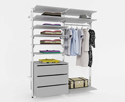 Гардеробна система GS-2\7 H-2030(800*2)L=1663мм