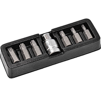 Набор биты для отвертки TORX TOPTUL 10мм T25-T55 7ед. GAAT0705