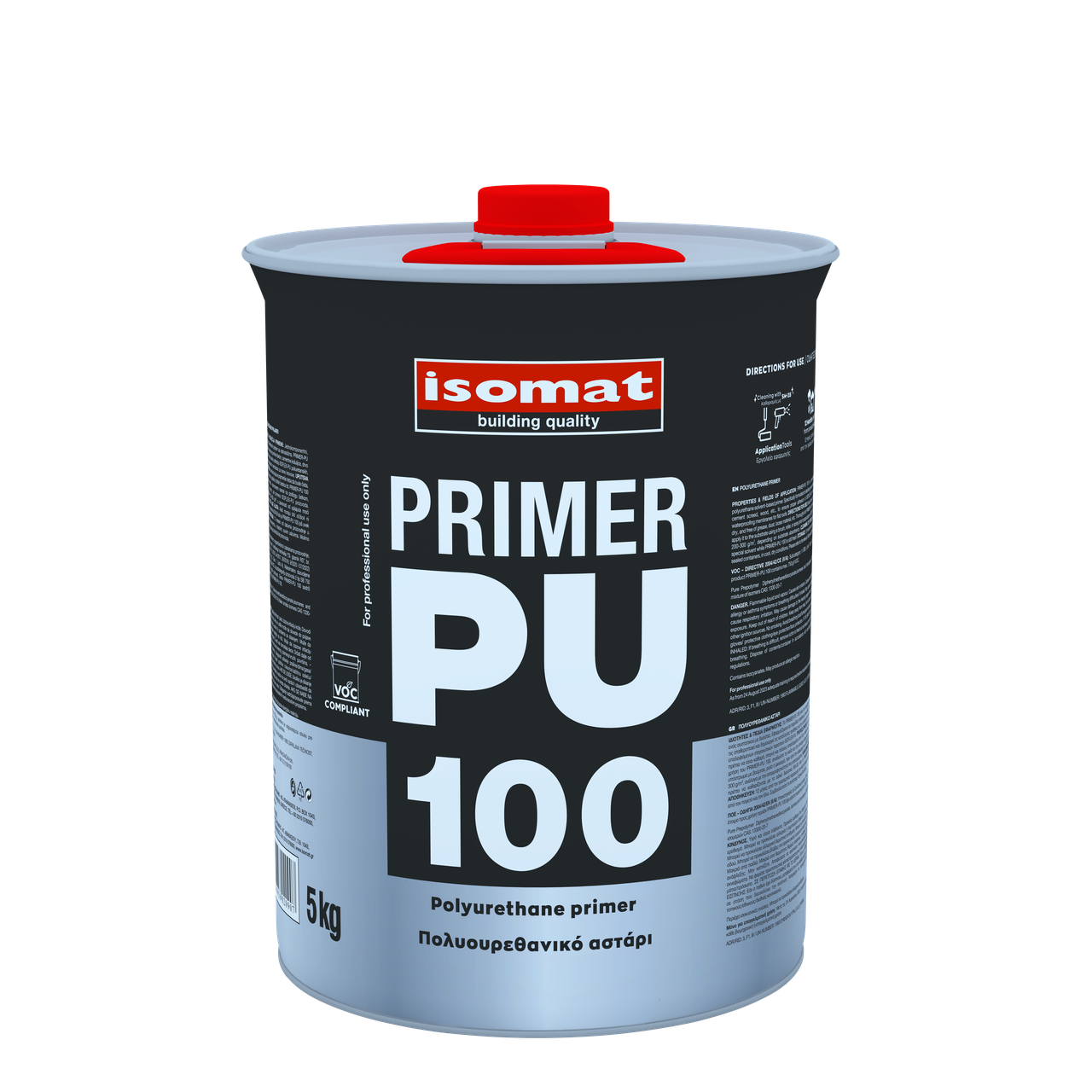 Поліуретанова грунтовка PRIMER-PU 100 грунт по пористим основам 5кг