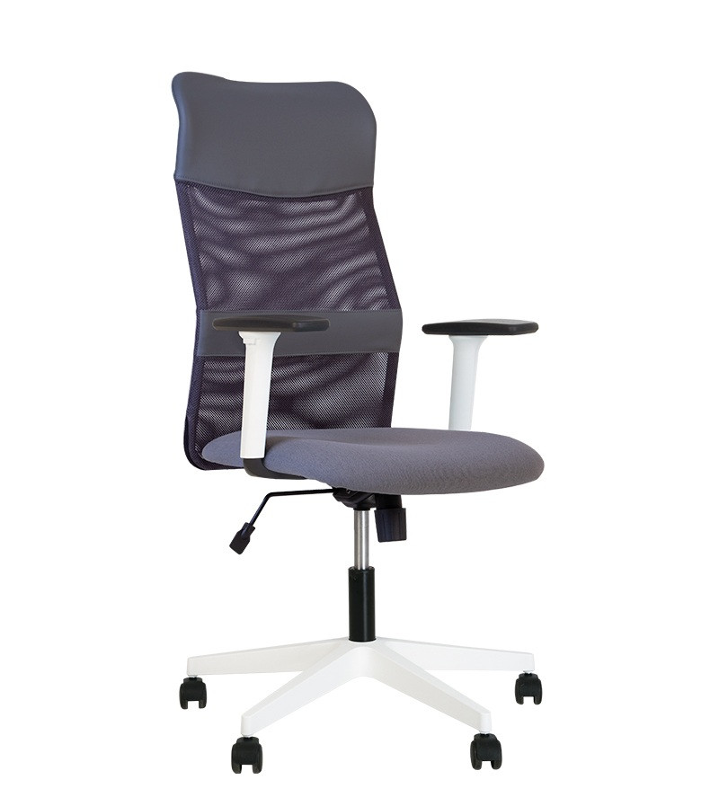 Крісло офісне Ultra GTR tilt white AC-80 PL71 сітка OH-14, Sm-03, Eсo-70 (Новий Стиль ТМ)
