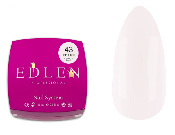 Гель моделюючий Edlen Builder Gel Butterfly №43 15 мл