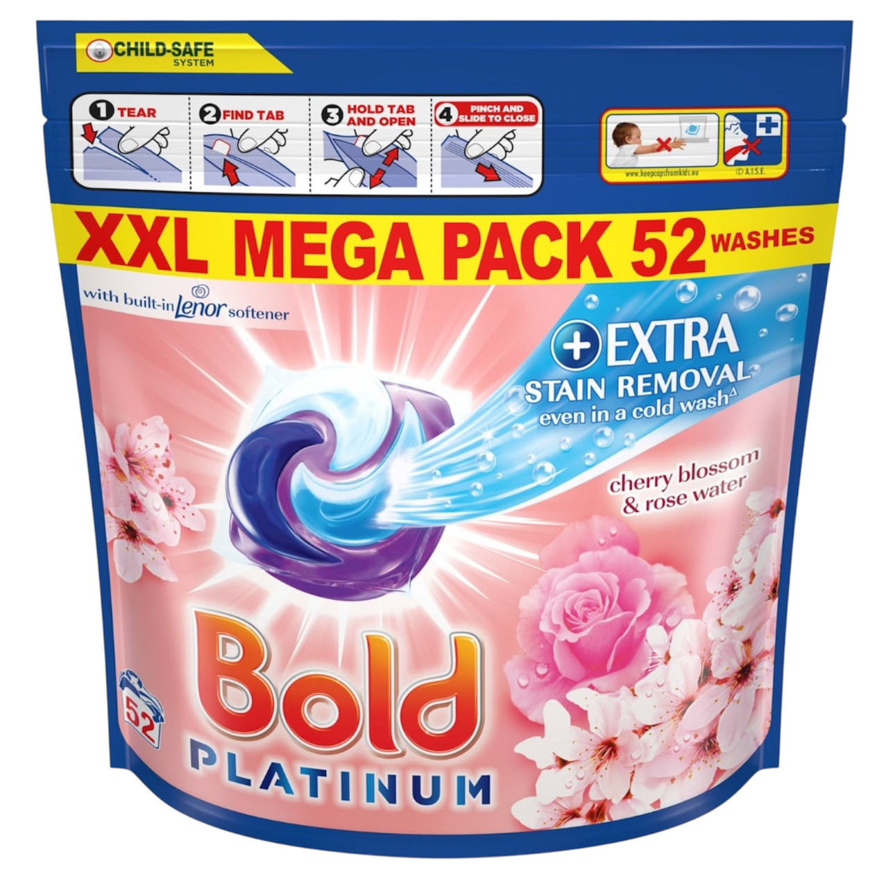 Капсули для прання Bold Platinum з Ленором 52 шт., фото 1