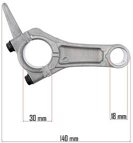 Шатун двигуна PM GX160 KOR запасна деталь мотора шатунна збірка для бензинового двигуна