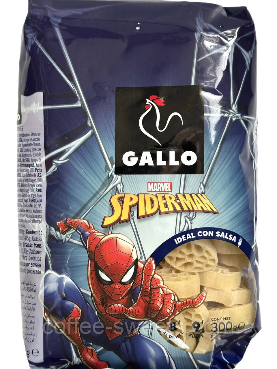 Макаронні вироби Gallo Marvel Sider-Man 300 г Іспанія