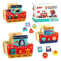 Логічна гра "Кораблик", сортер, у коробці