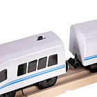 Дитяча дерев'яна залізниця Kruzzel 22646 – поїзд, рейки, аксесуари, 37 елементів, фото 7