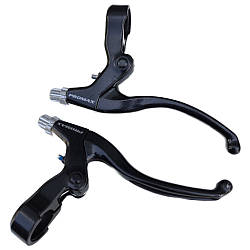 Ручки гальмівні велосипеда Promax на 4 пальці, чорні