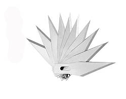 Набір лез для макетного ножа Worison 10 штук Тип "F" 11