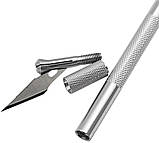 Набір лез для макетного ножа Worison 10 штук Тип "F" 11, фото 7