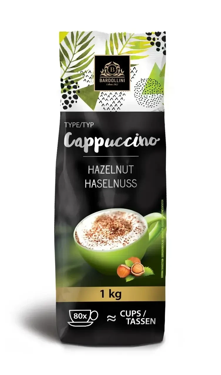 КАПУЧИНО BARDOLLINI ЗІ СМАКОМ ЛІСОВОГО ГОРІХУ 1 кг