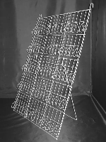 Стійка (вітрина) п'ятиполкова з притискною кишенею на 45 шт (1150х850 мм) 1 шт.