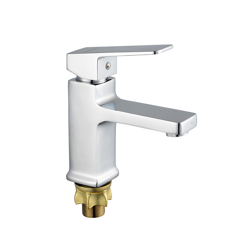 Змішувач для умивальника WEZER VRL116-08, Ø35, хром, фото 1