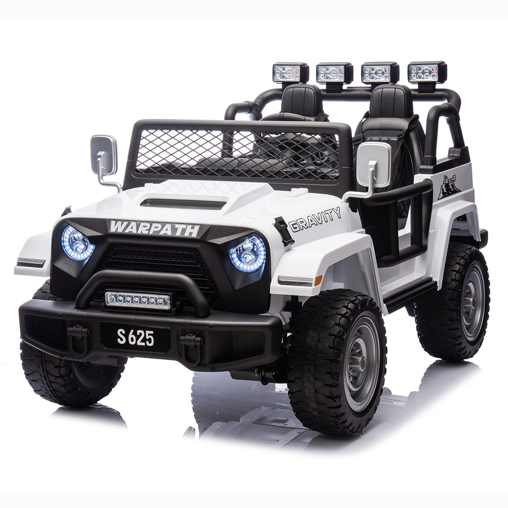 Джип M 6108EBLR-1(24 V) (1 шт.) р/к2,4G, 4моторі90W, 1акум24V7AH, світо, mуз, колесаEVA, USB, BLUETOOTH, FM,, фото 1