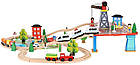 Дитяча дерев'яна залізниця Kruzzel 9363 – 88 елементів, на батарейках, фото 7