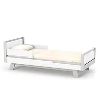 Ліжко підліткове Верес Манхеттен (колір: біло-сірий) 190*80