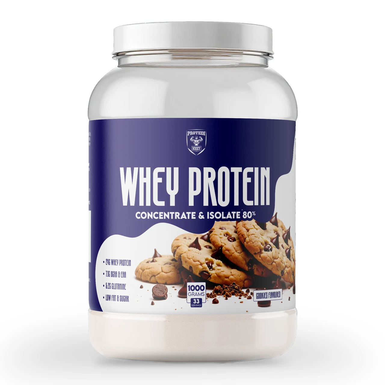 Протеїн Protein Whey Concentrate & Isolate 80% / 1000 г, фото 1