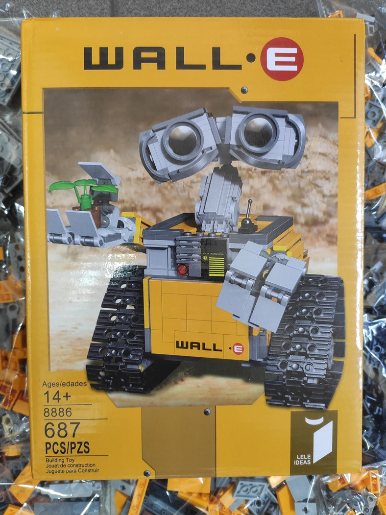 Конструктор Disney WALL-E НОВИЙ у КОРОБЦІ ВОЛЛ-І на 687 деталей Дісней