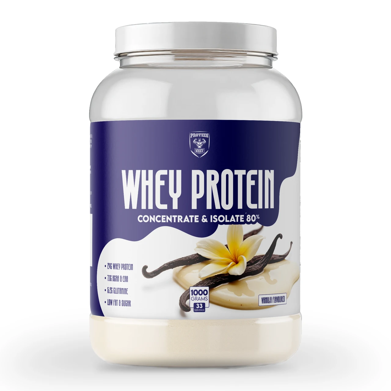 Протеїн Protein Whey Concentrate & Isolate 80% / 1000 г, фото 1